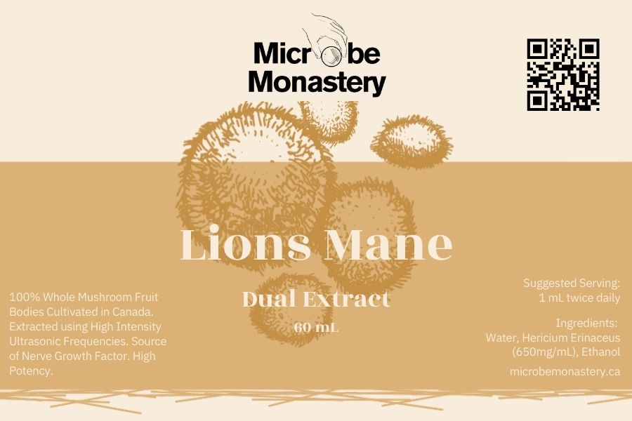 Lion's Mane Mushroom Dual Extract Tincture