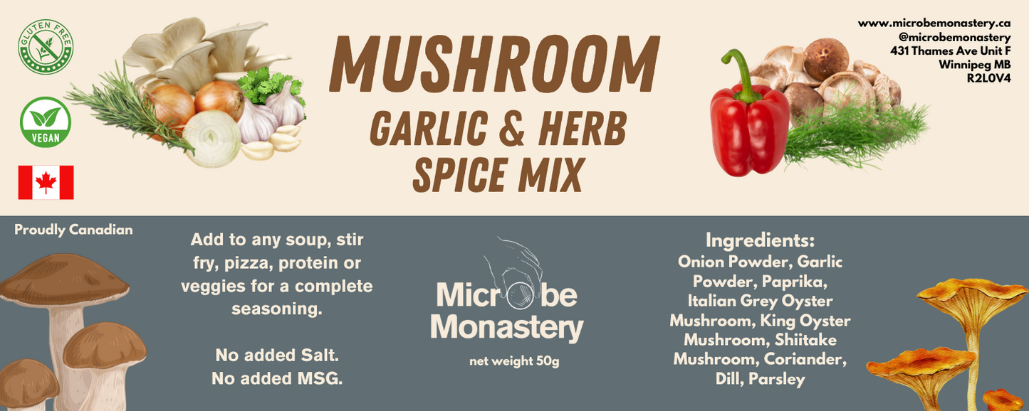 Mushroom Garlic & Herb Spice Mix